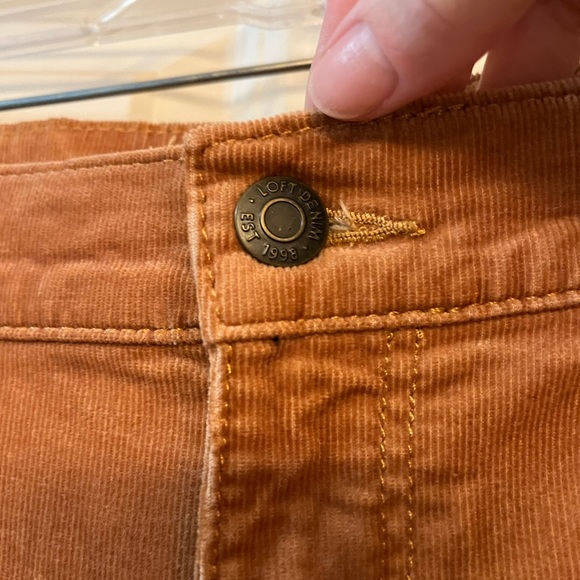 Loft 548132 High Waist Skinny Corduroy Jeans Size 32 / 14 - Picture 5 of 12